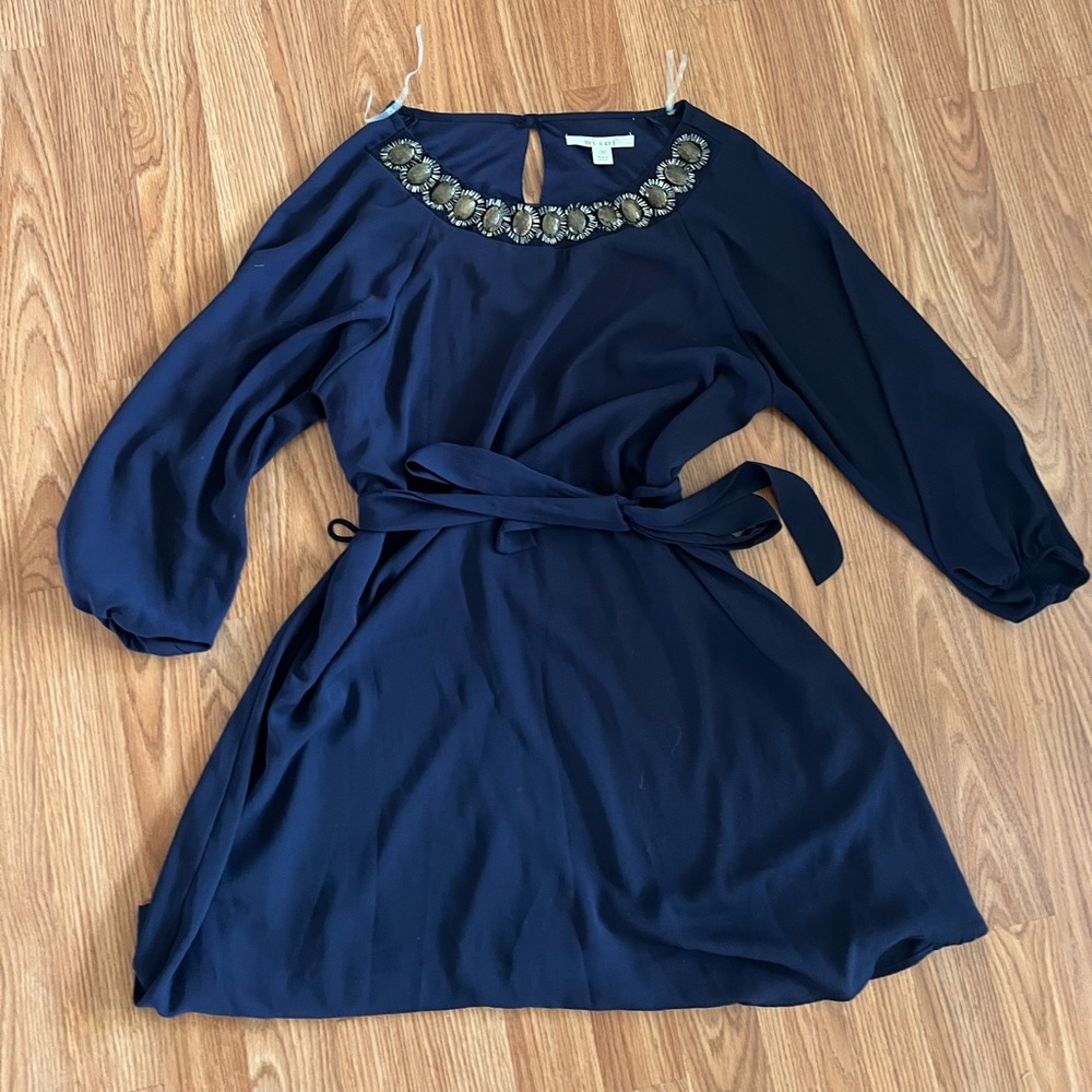 Francesca’s navy blue boutique dress